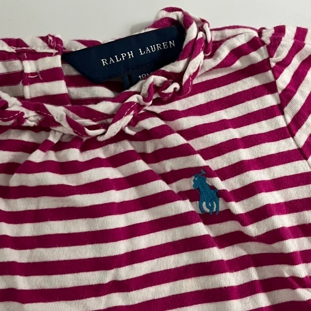 Ralph Lauren • Pink Striped Kids Shirt